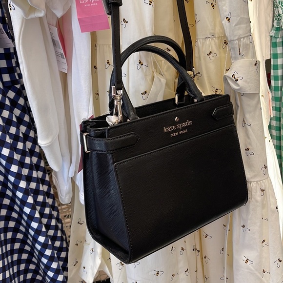Kate Spade staci small satchel black NWT - Picture 8 of 16